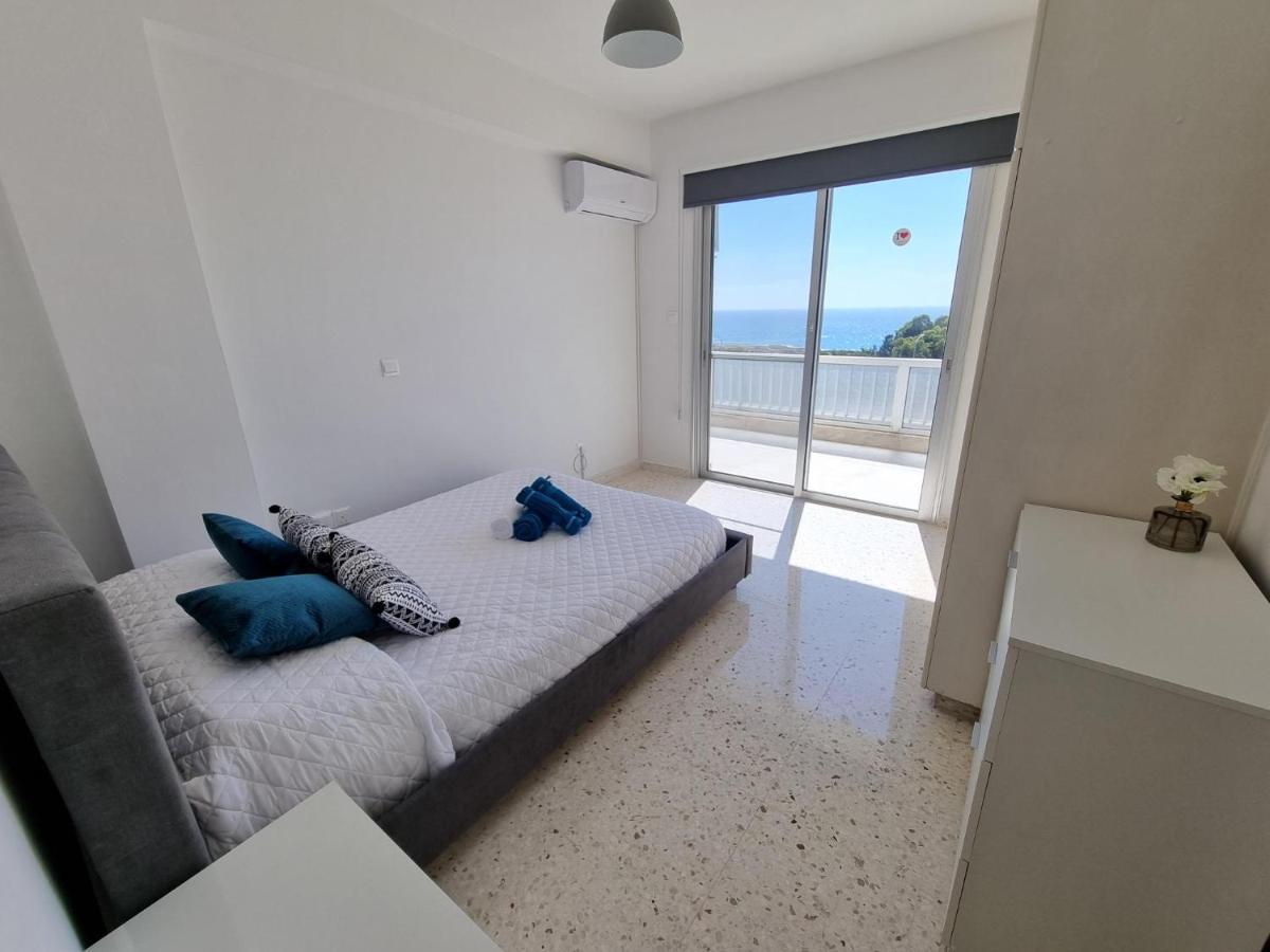 Ferienwohnung Diamond Sea View Penthouse Paphos Exterior foto