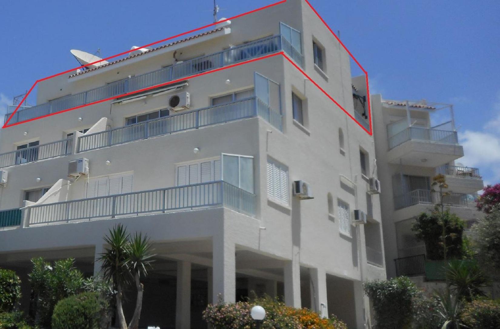 Ferienwohnung Diamond Sea View Penthouse Paphos Exterior foto